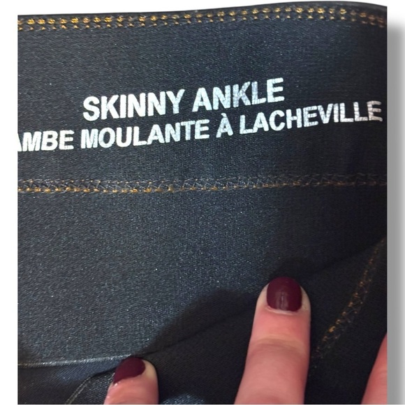 Luxe Denim Dark Indigo Wash Classic Skinny Straight Leg Stretch Women's Jeggings - Picture 15 of 16